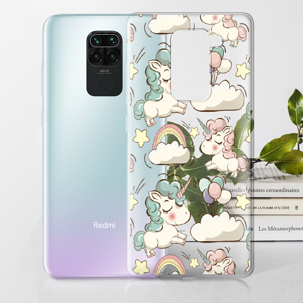 Чохол Boxface Xiaomi Redmi Note 9 Unicorns Прозорий силікон (39801-cc2-39801) - фото 2