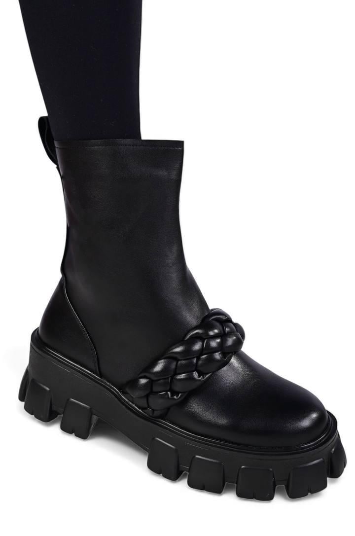 Ботинки женские кожаные Egga р. 40 Черный (30101398) - фото 2