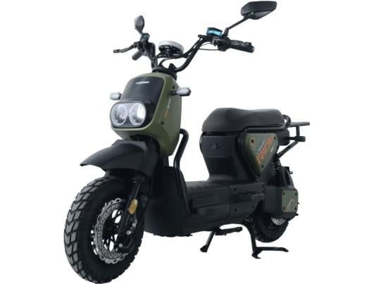 Электроскутер двухместный Crosser CR4 Pro 1200W 76,8V/30Ah Зеленый