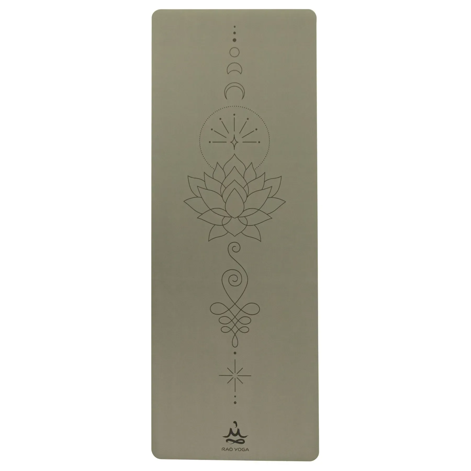 Килимок для йоги каучуковий RAO Dinesh Celestial Unalome Anthracite 185x68x0,4 см (rao105DCUan4)