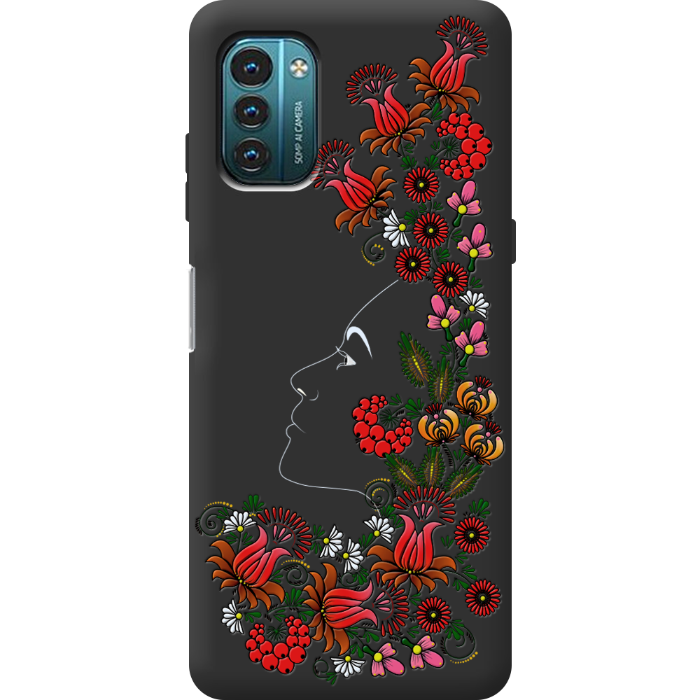 Чехол BoxFace Nokia G21 3D Ukrainian Muse Черный силикон (44288-bk64-44291)