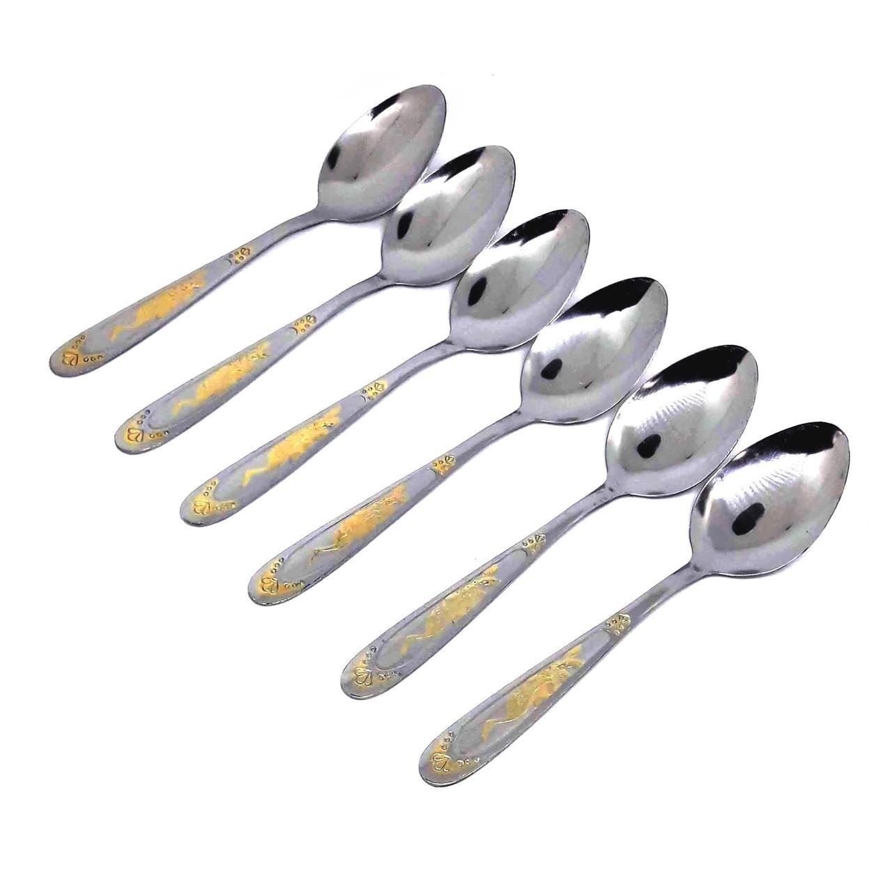 Набор столовых ложек Золотой Журавлик 6 шт. (201570-л)