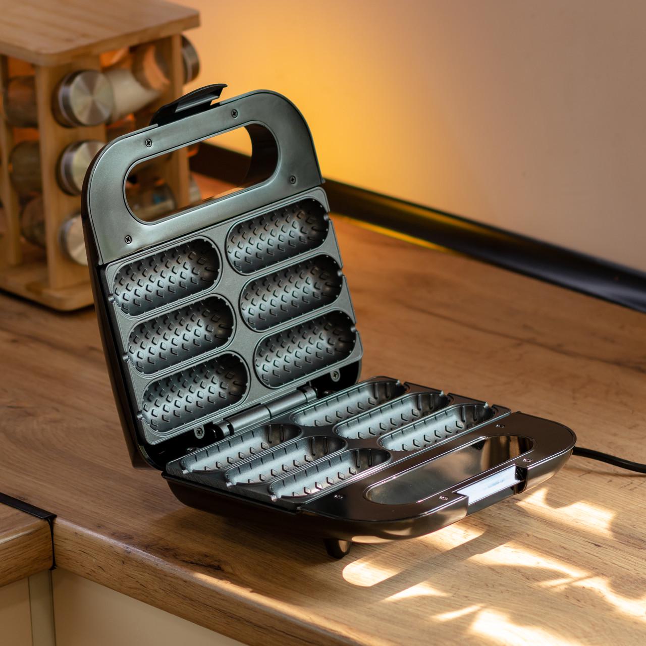 Аппарат для корн догов Sokany SK-08037 с антипригарным покрытием 750 Вт на 6 шт. (7399) - фото 6 Аппарат для корн догов Sokany SK-08037 с антипригарным покрытием 750 Вт на 6 шт. (7399) - фото 6