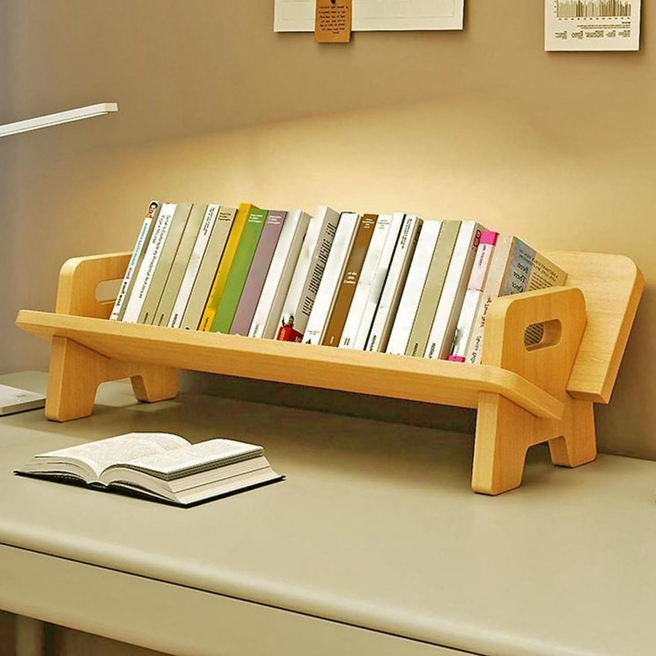 Полка книжная настольная из дерева Сарена Карри (КПА-011803)