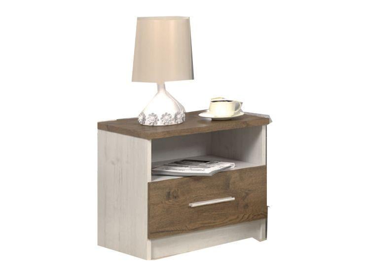 Тумба прикроватная Мебель-сервис Markos 2 шт. 510x372x456 мм Андерсон пайн/Дуб април (27363859)