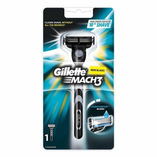 Бритва для гоління Gillette Mach 3 блістер 1 шт. (4902430751483)