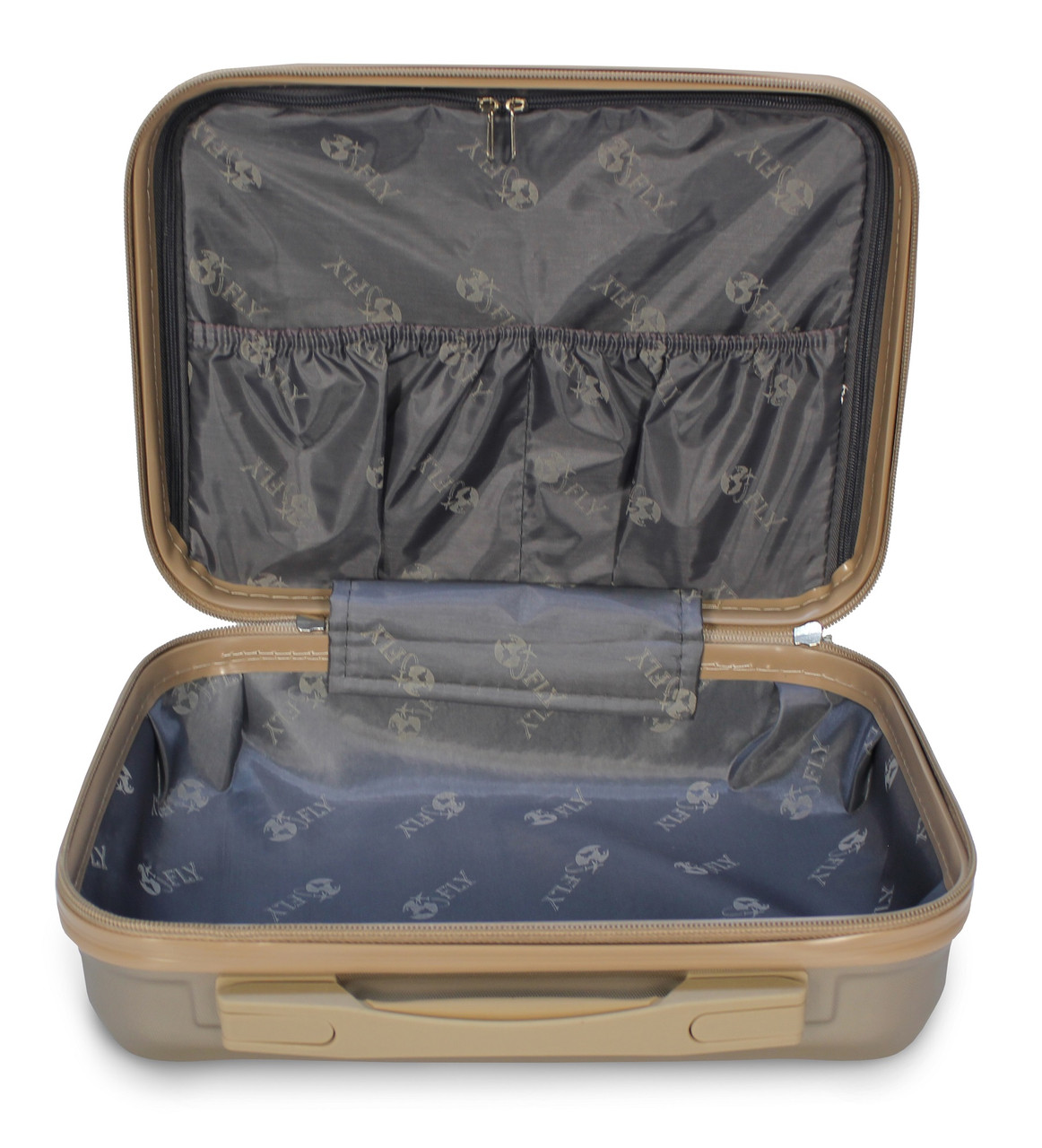 Кейс-пілот ручна поклажа Fly К147 30х37х18 см Шампань - фото 4