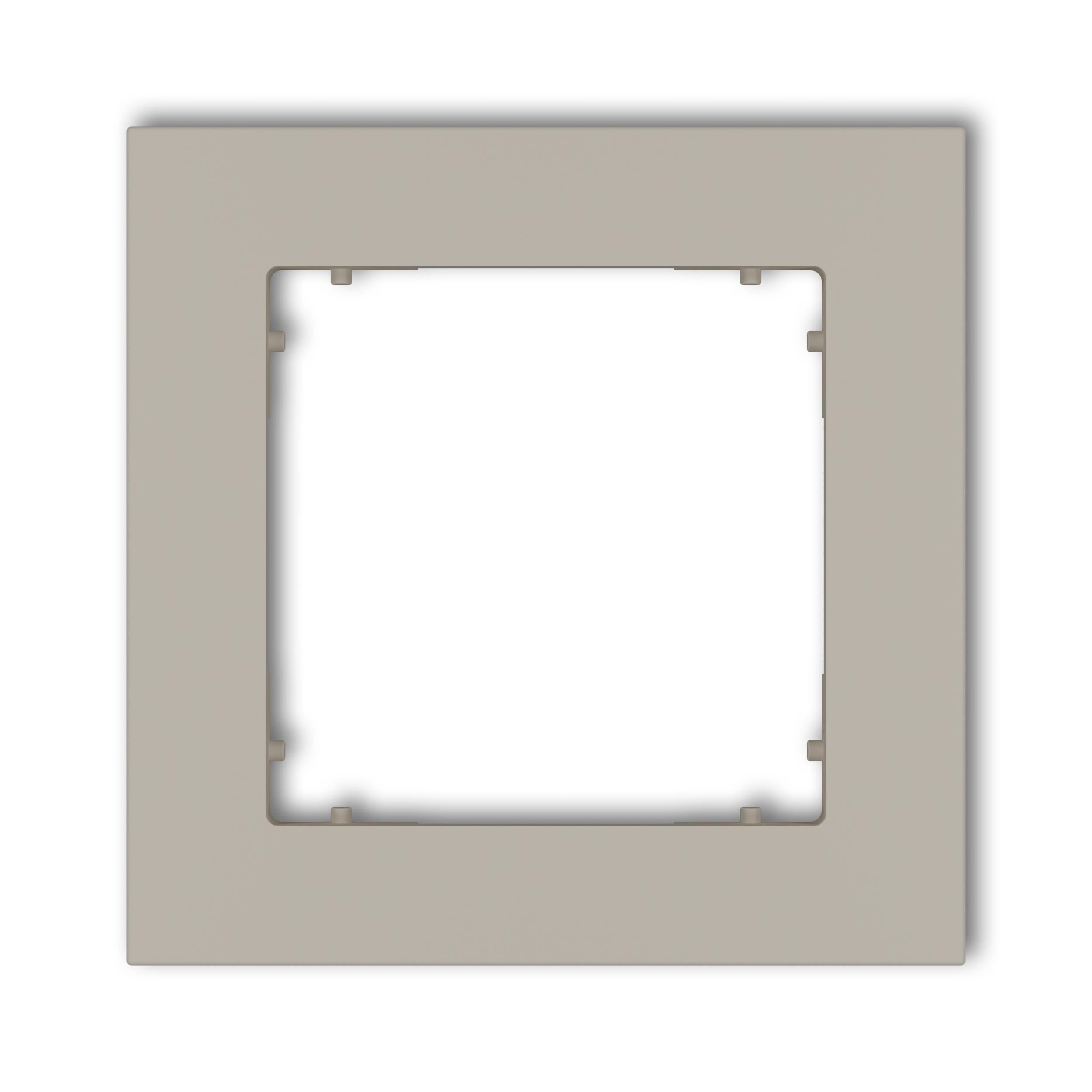 Рамка одинарная универсальная Karlik Mini Taupe (60MR-1)