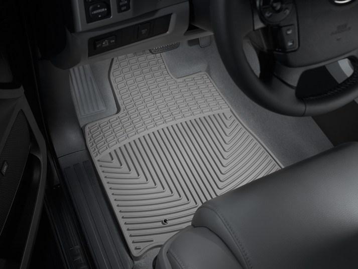 Килимки автомобільні передні гумові WeatherTech W76GR Toyota Sequoia/Tundra 2010-2011 Сірий (88497027)