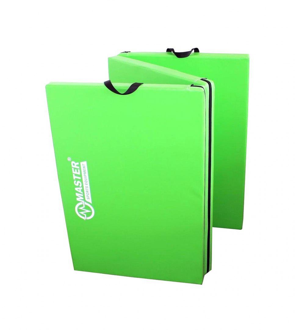 Гімнастичний мат Master 3-х компонентний складний 180х90х5 см (420394)