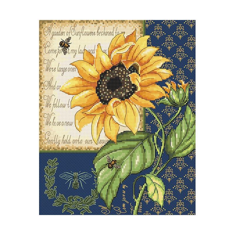 Набор для вышивания крестиком LETISTITCH LETI 998 Мелодия подсолнуха (49622) Набор для вышивания крестиком LETISTITCH LETI 998 Мелодия подсолнуха (49622)