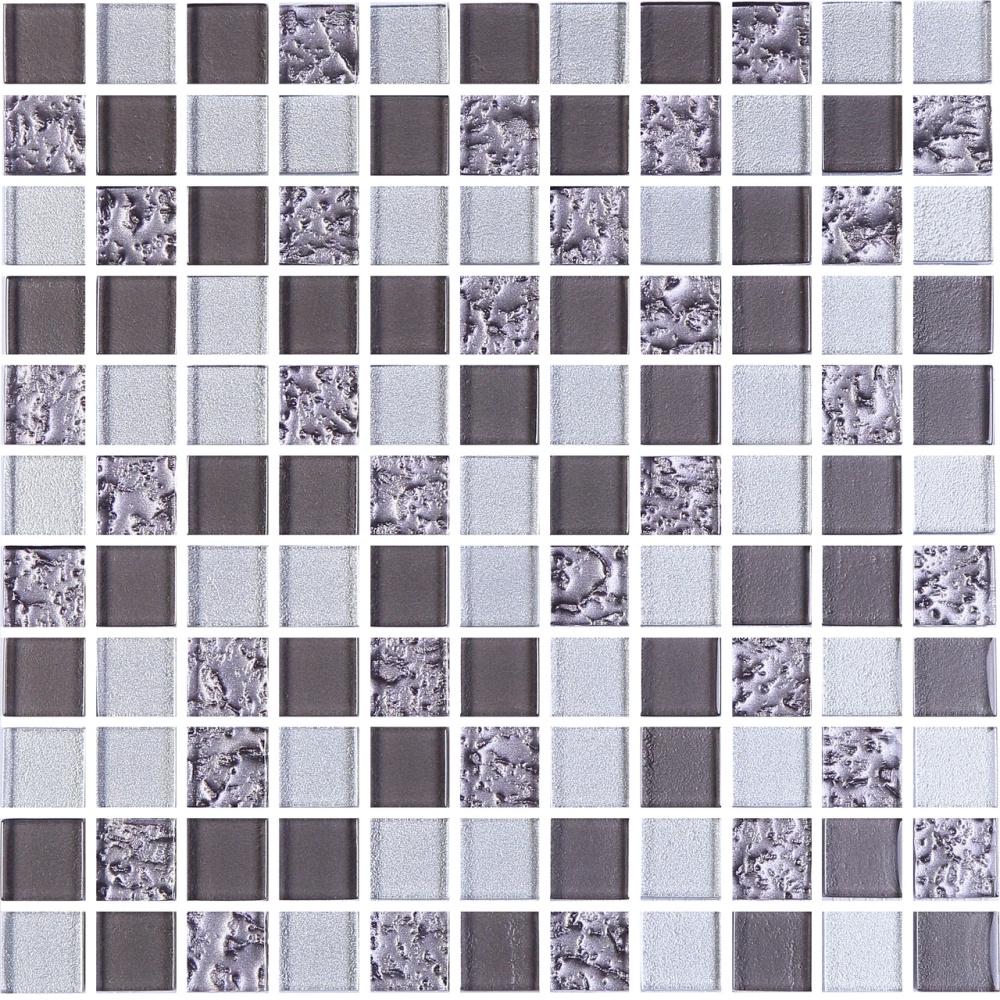 Мозаїка керамічна Kotto Ceramica GM 8001 C3 300x300x8 мм 25x25 мм Grey/Silver (003025) Мозаїка керамічна Kotto Ceramica GM 8001 C3 300x300x8 мм 25x25 мм Grey/Silver (003025)