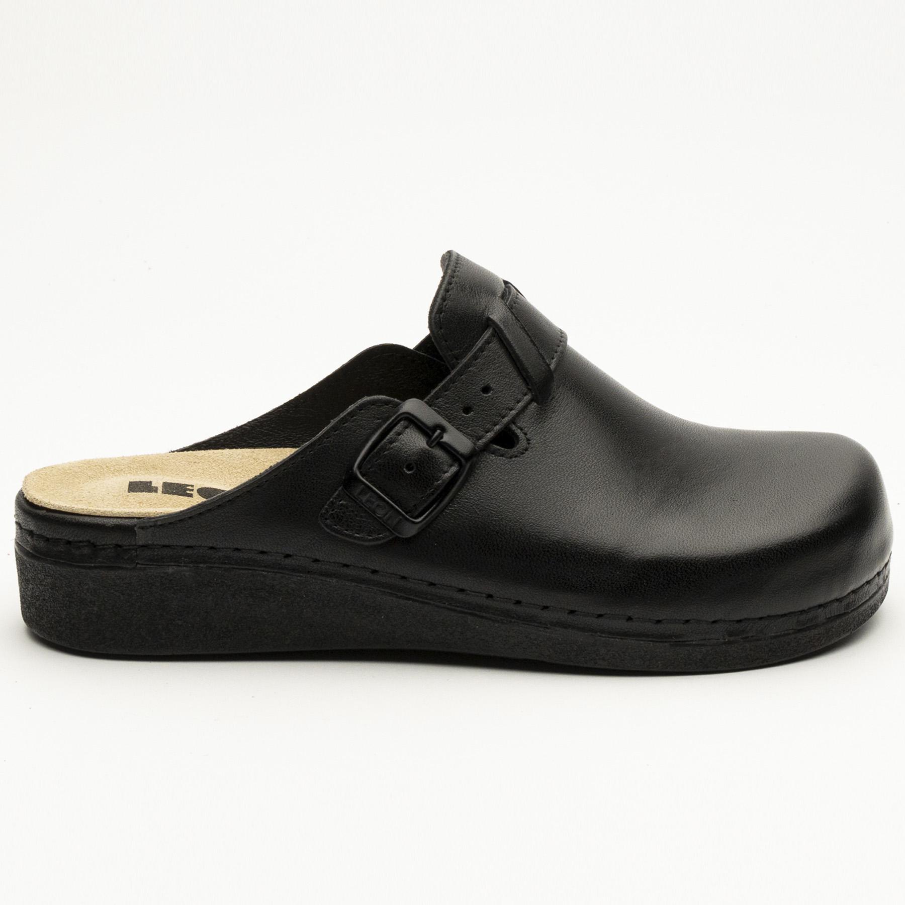 Сабо женские кожаные Leon Aurora Nora I р. 41 Черный - фото 2