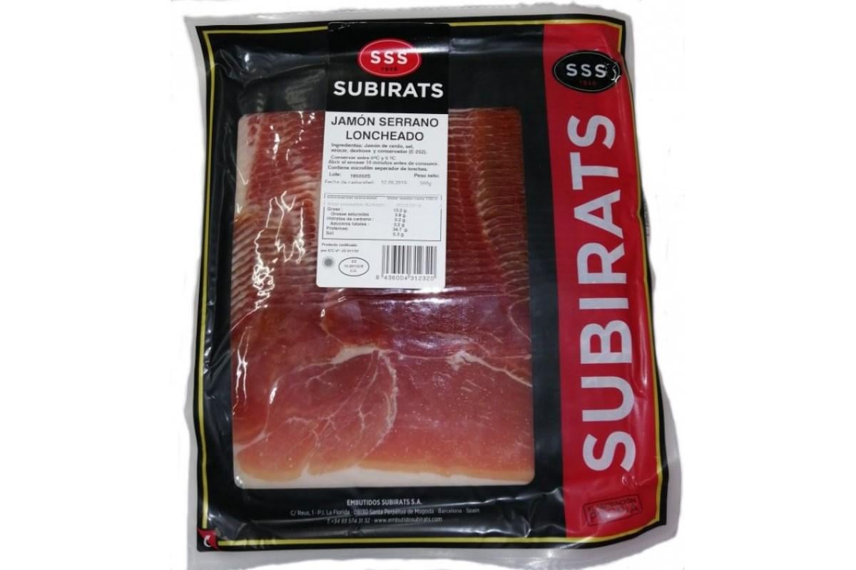 Хамон Subirats Jamon Serrano 500 г (22288154)