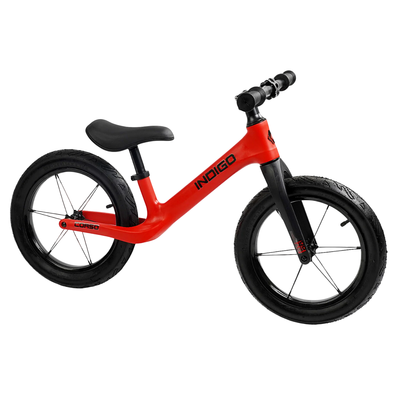 Велобег детский 14« Corso D-704 Indigo нейлоновая рама/нейлоновая вилка/надувные колеса 14» Red (167945)
