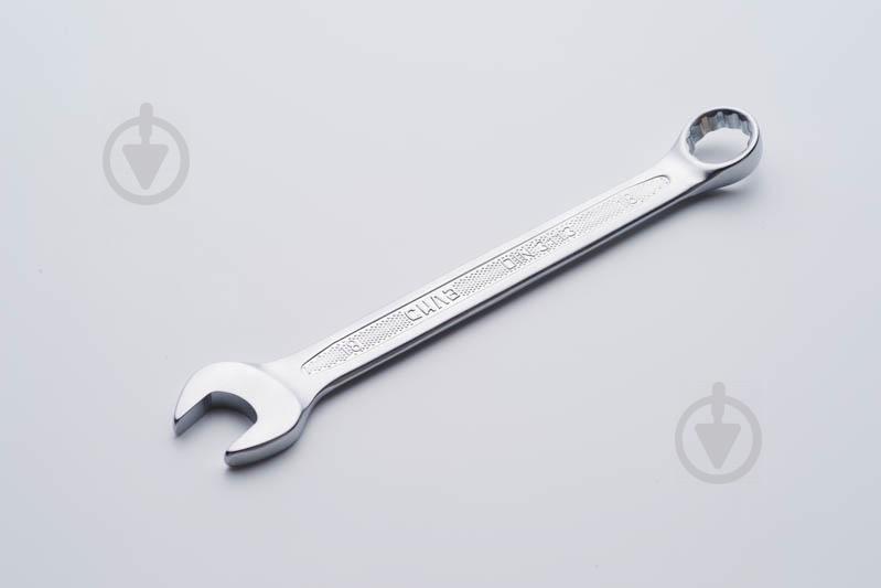 Ключ рожково - накидной СИЛА CrV 18 мм (холодный штамп DIN3113) (049766)