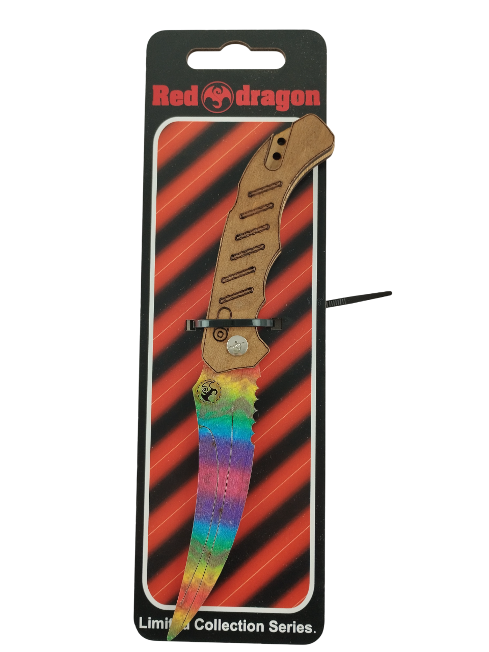 Игрушечное оружие деревянный раскладной нож Флип Радуга (000098) Игрушечное оружие деревянный раскладной нож Флип Радуга (000098)