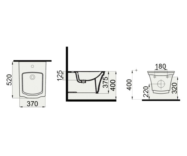 Унитаз подвесной IDEVIT Neo Classic Iderimless с функцией биде (SETK3304-0617-001-1-6000) - фото 2