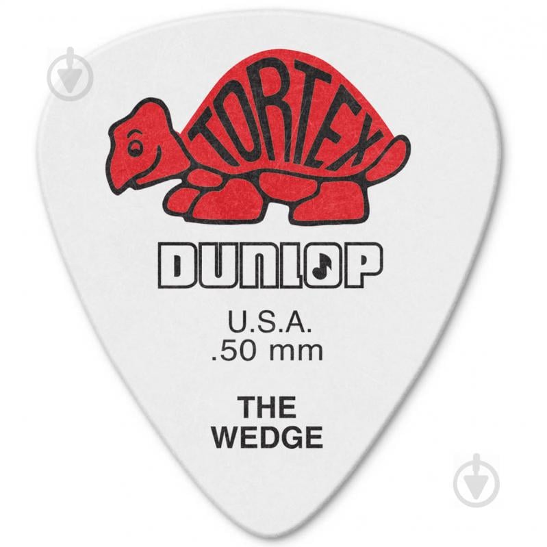 Медиатор Dunlop 4240 Tortex Wedge Guitar Pick 0.50 mm (1 шт.) - фото 1