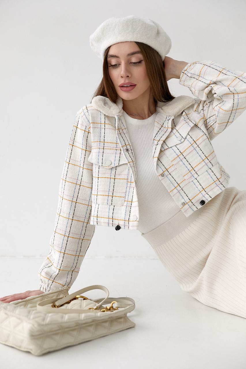 Жакет короткий S Молочний (1966) - фото 7 Жакет короткий S Молочний (1966) - фото 7