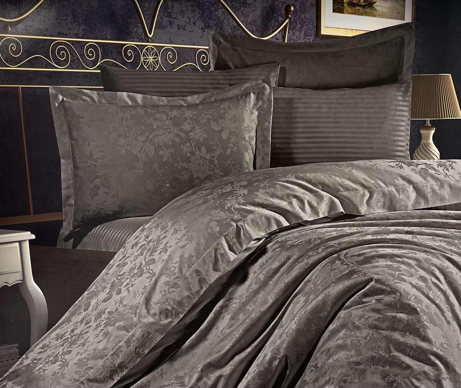 Комплект постільної білизни Maison D'or Ruby бамбук 200х220 см Anthracite (CN28658)