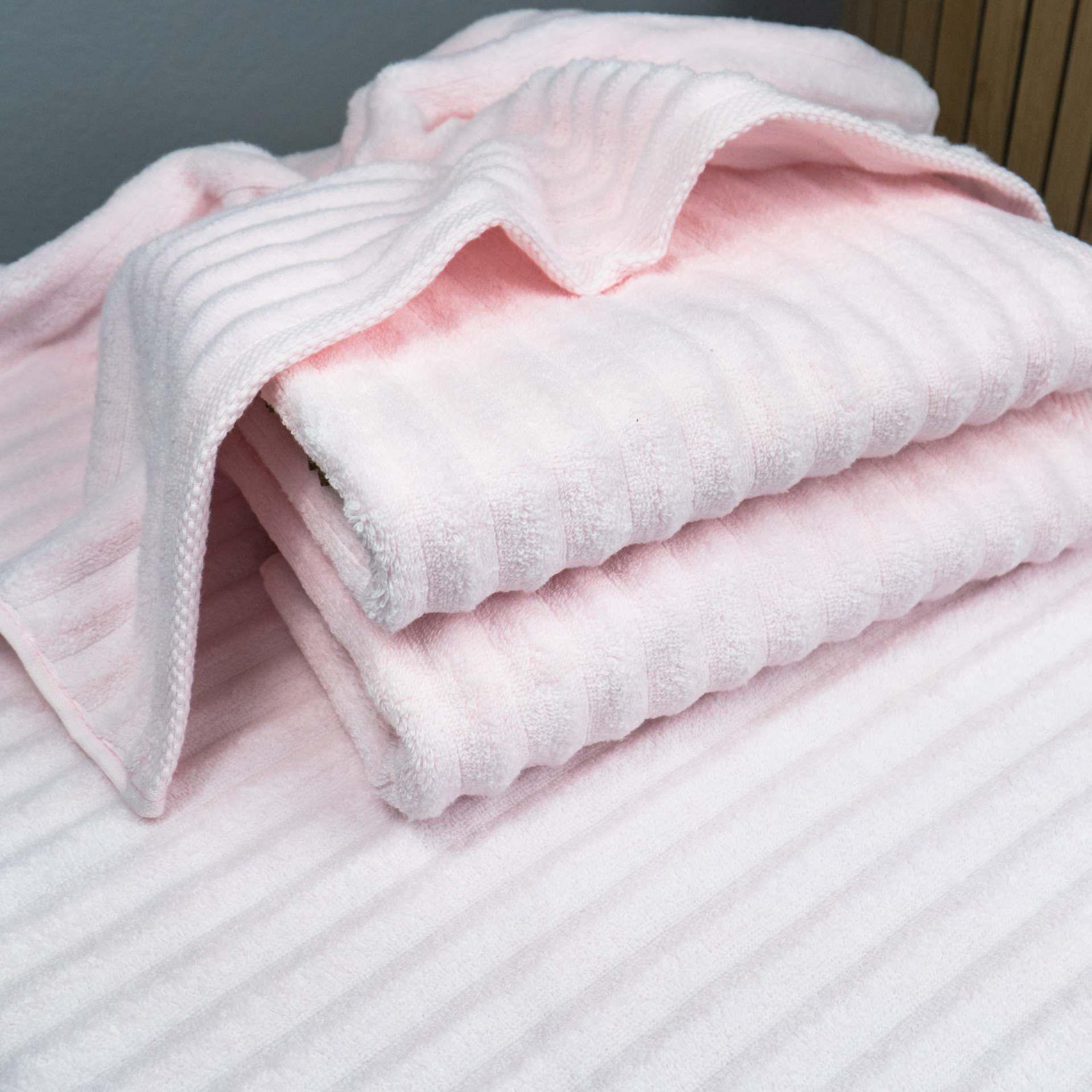 Рушник банний GM Textile Зеро Твіст 70x140 см Світло-рожевий (550-150-zt-lpink) - фото 3 Рушник банний GM Textile Зеро Твіст 70x140 см Світло-рожевий (550-150-zt-lpink) - фото 3