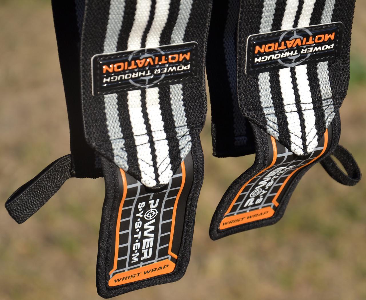 Бинты кистевые Power System PS-3500 Wrist Wraps Grey/Black (A-012327) - фото 9 Бинты кистевые Power System PS-3500 Wrist Wraps Grey/Black (A-012327) - фото 9