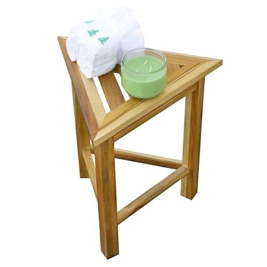 Табурет для ванной из дерева Панама Сиена (ТВН-009205)