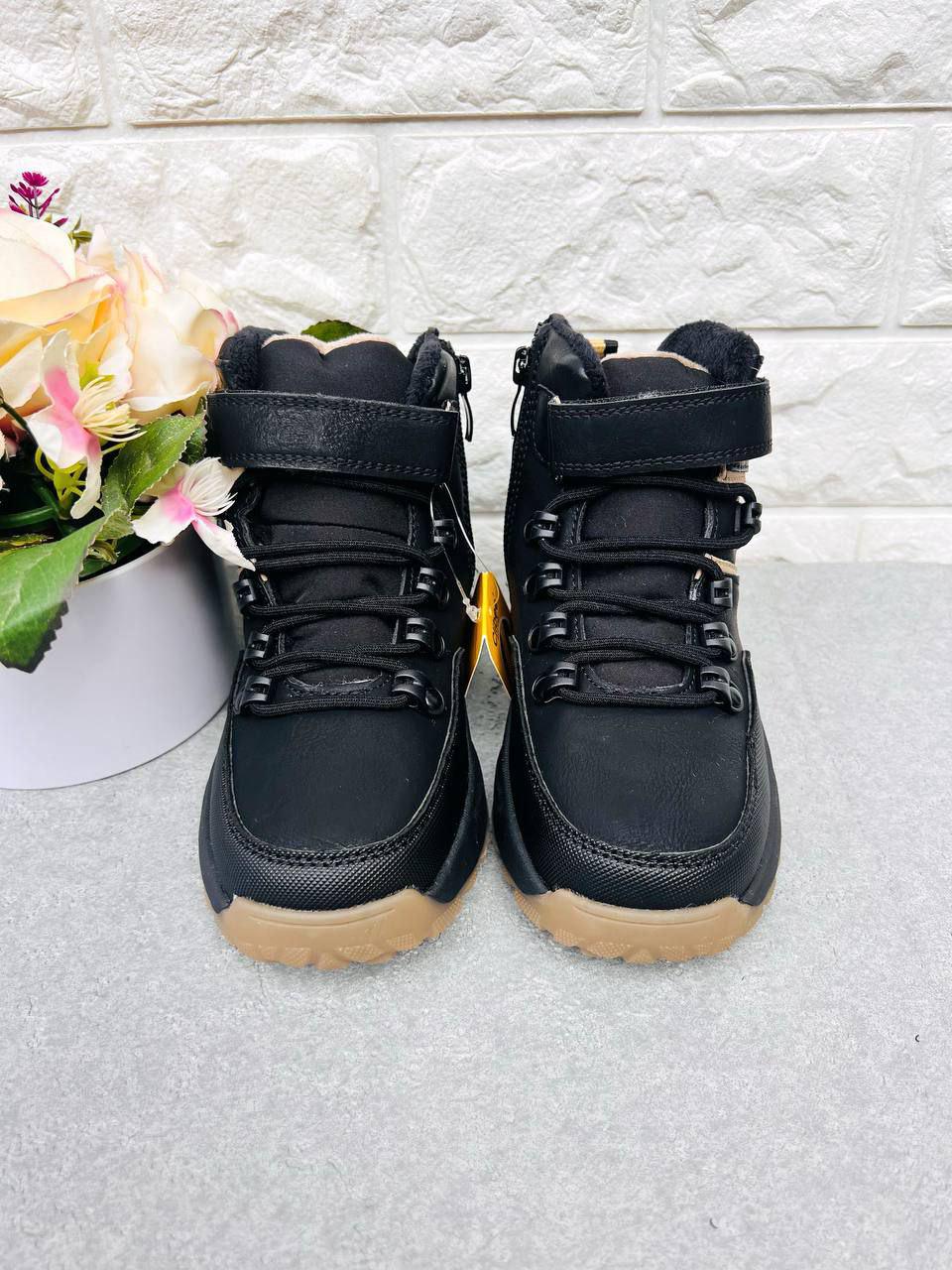 Черевики для хлопчика зимові Clibee 1882 р. 33 21,5 см Чорний (1882-5) - фото 2 Черевики для хлопчика зимові Clibee 1882 р. 33 21,5 см Чорний (1882-5) - фото 2