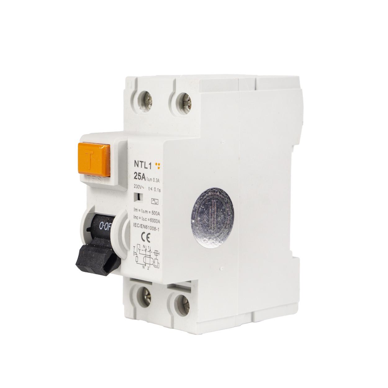 Устройство защитного отключения TESLA ПЗВ NTL1-63 6kA 2P C25A 300 mA (211) - фото 4 Устройство защитного отключения TESLA ПЗВ NTL1-63 6kA 2P C25A 300 mA (211) - фото 4
