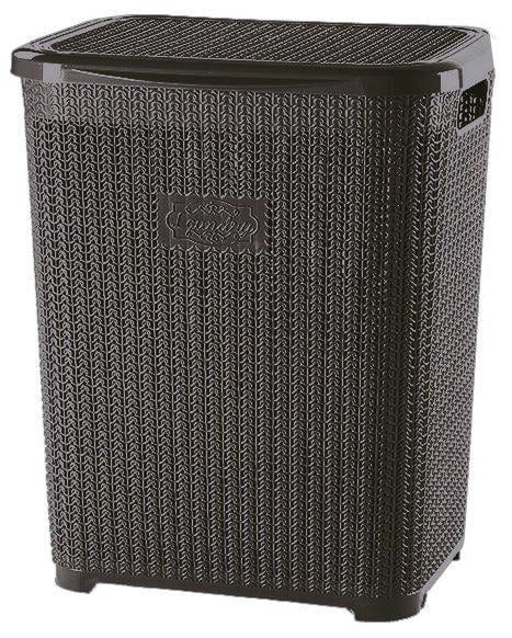 Корзина для белья с ручкой Violet House 1000 Виолетта 45 л Coffee