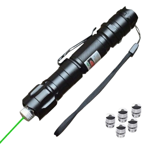 Лазерна вказівка Kayfovo L-32 ручка для котів і презентацій на акумуляторі з 5 насадками Зелений (28950) Лазерна вказівка Kayfovo L-32 ручка для котів і презентацій на акумуляторі з 5 насадками Зелений (28950)