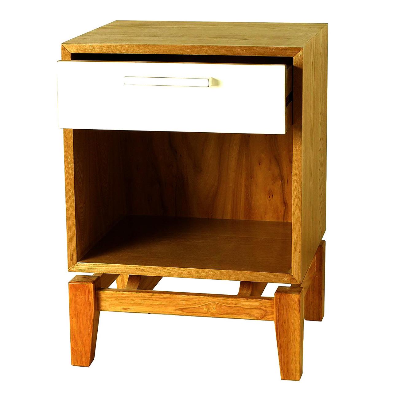 Тумба прикроватная из дерева Ондили Сиена/Зефир (ПТМ-00260520)