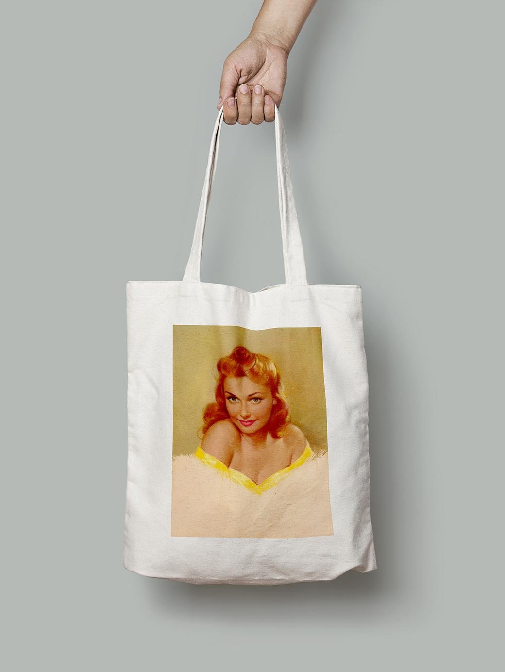 Эко-сумка Очарование рыжей. Перл Алиса Фруш шопер (pin_up010244_Bag)