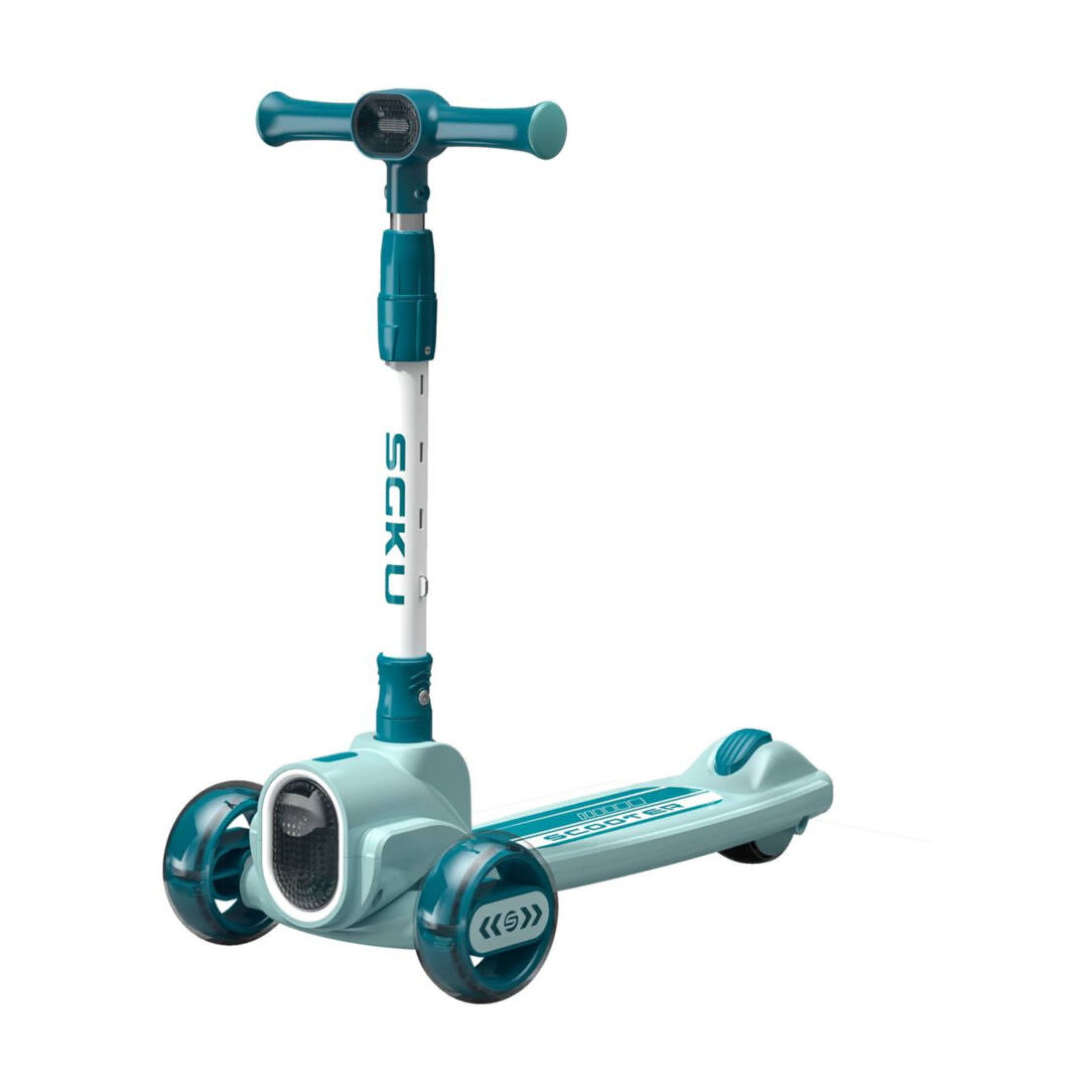 Самокат трехколесный Maraton Flash City Бирюзовый