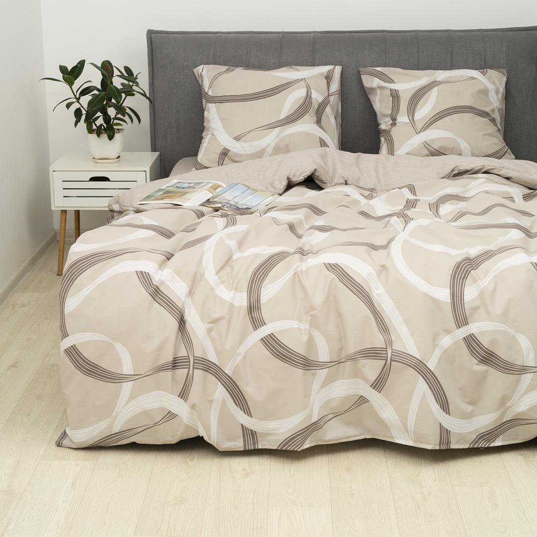 Комплект постільної білизни Viluta ранфорс полуторний (24327) - фото 5 Комплект постільної білизни Viluta ранфорс полуторний (24327) - фото 5