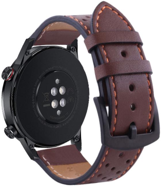 Ремінець шкіряний Classico для Honor Magic Watch 2 Brown (16925)