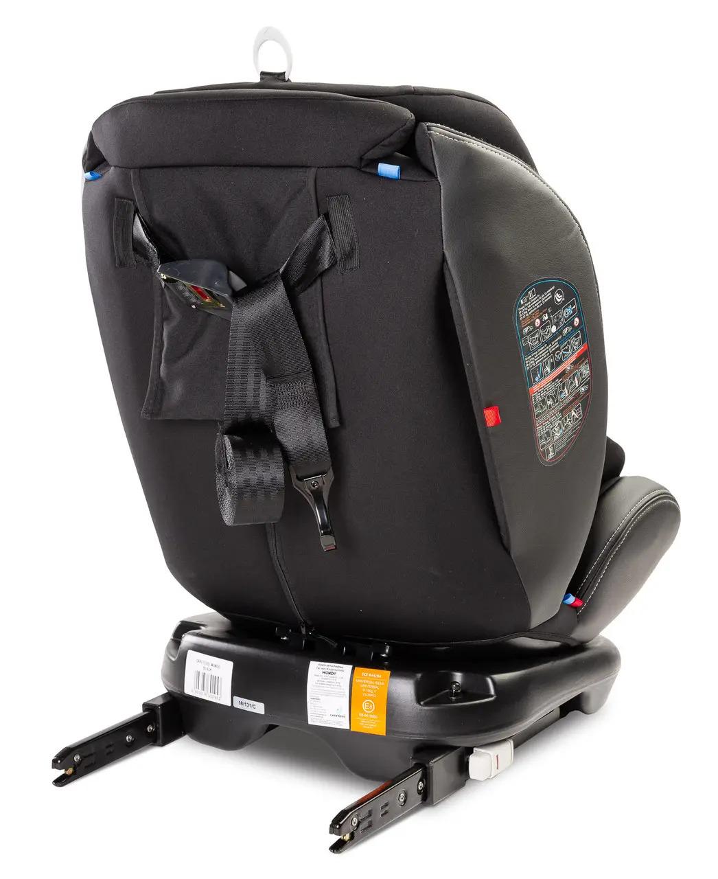 Автокресло детское Caretero Mundo Isofix 0-36 кг 81х44х44 см Черный (129887) - фото 7