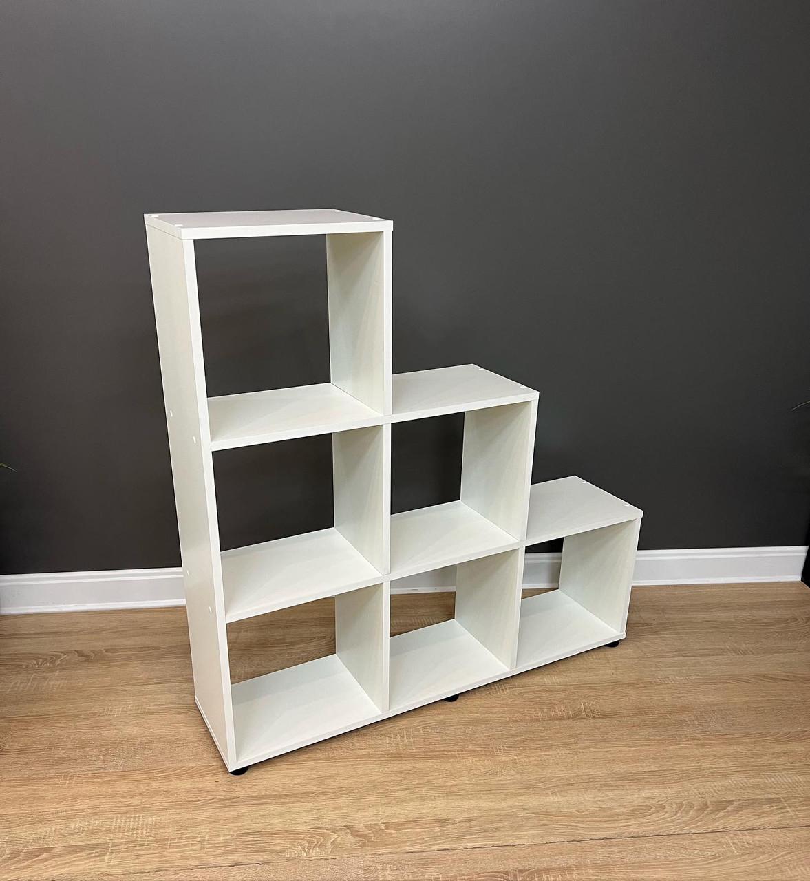 Стелаж А-2 на 6 комірок 1055х1080х252 мм Білий