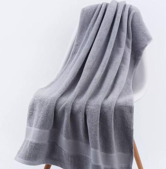 Рушник банний Organic Lux 140х70 см Сірий (RBathGrayORGANIC_Lux) - фото 4 Рушник банний Organic Lux 140х70 см Сірий (RBathGrayORGANIC_Lux) - фото 4