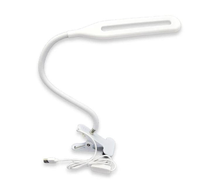 Лампа настольная на прищепке гибкая LED Beluck BL-01 с USB кабелем - фото 3