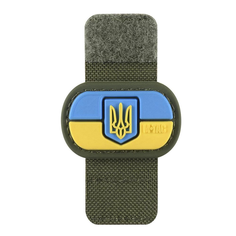 Нашивка M-Tac MOLLE Patch Флаг Украины с гербом PVC Full Color/Ranger Green Нашивка M-Tac MOLLE Patch Флаг Украины с гербом PVC Full Color/Ranger Green