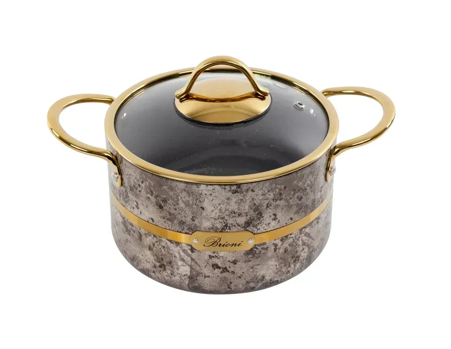 Каструля антипригарна Brioni Selection Cream 18 см 2,1 л