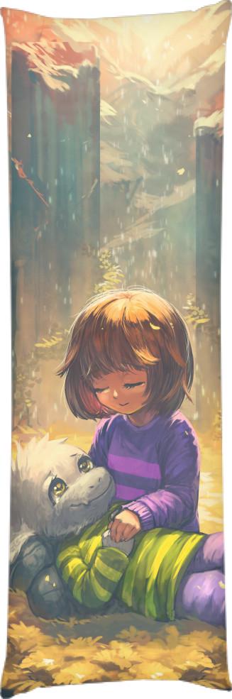 Подушка дакимакура Undertale 60x180 см (14105995)