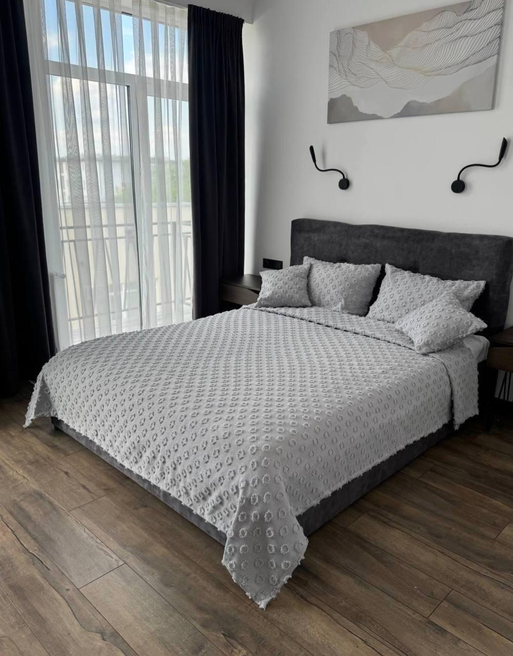 Покрывало Ингрид 120х250 см Серый (22899)