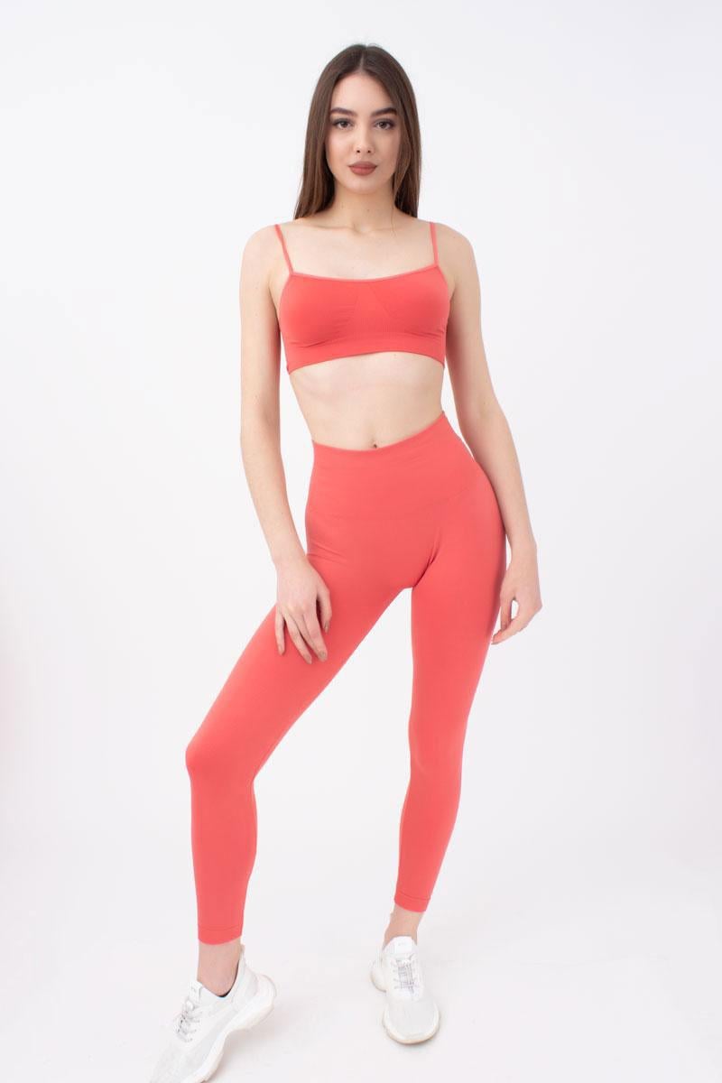 Легінси спортивні безшовні Giulia LEGGINGS ENERGY з високою талією L/XL Pink (4823102997568) - фото 4 Легінси спортивні безшовні Giulia LEGGINGS ENERGY з високою талією L/XL Pink (4823102997568) - фото 4