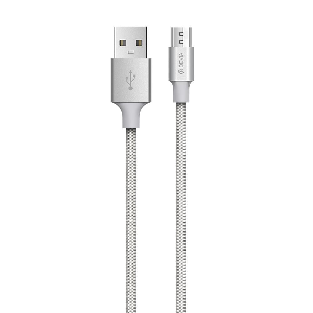 Кабель Devia Pheez microUSB 2.1 A 1 м Серый