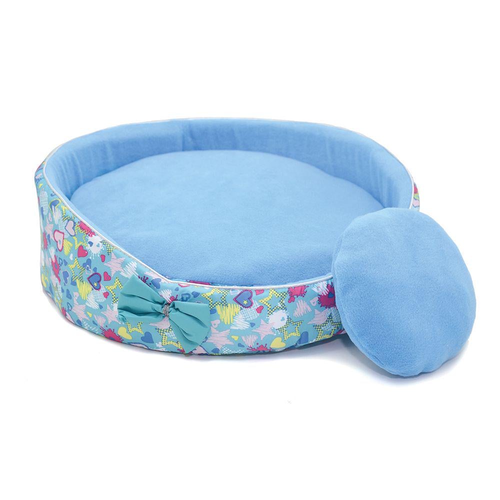 Лежак для собак круглий Зірочка 500х145 мм (A-009528)