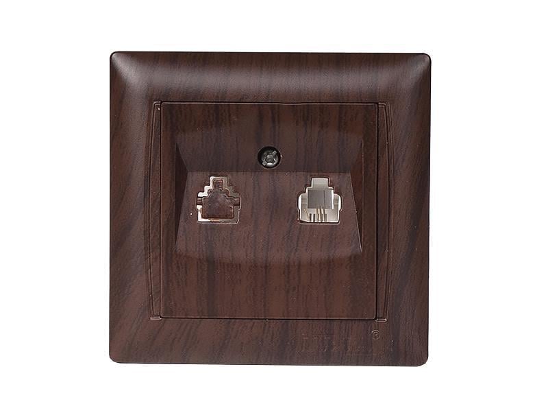 Розетка Luxel Primera 3910 1-я TF Вишневый (00000038651)