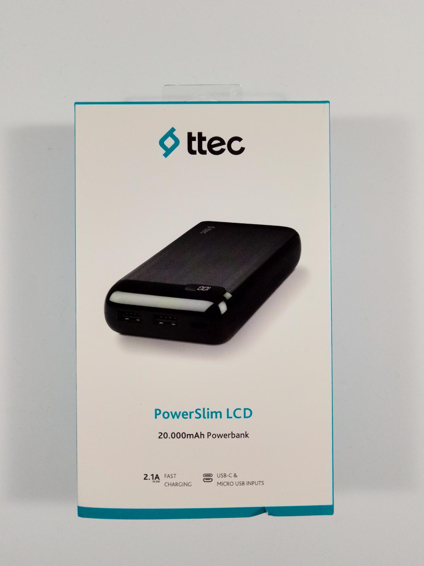 Внешний аккумулятор Ttec PowerSlim 20000 mAh Black - фото 3